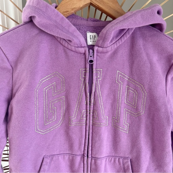 GAP Kids Set Sweatshirt Sweatpants Joggers Purple size 10 - Picture 4 of 9